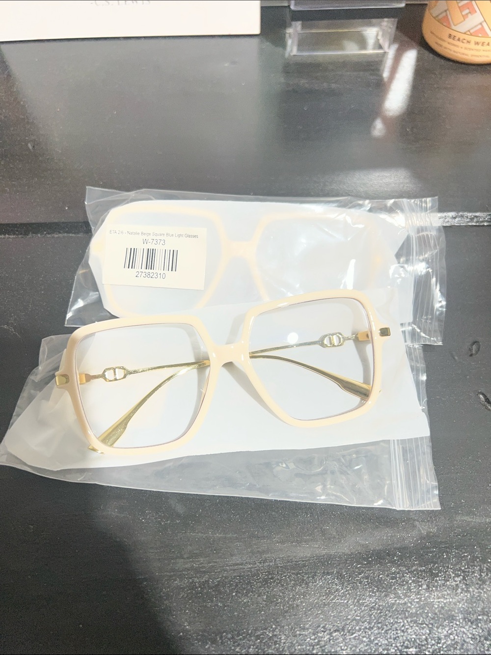 Classic Oversized Square Women’s Sunglasses - Cream